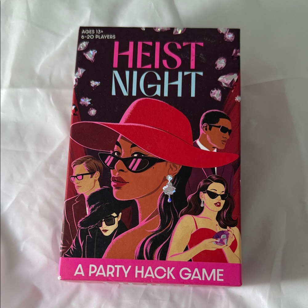 Funko Heist Night Card Game - Red and Pink